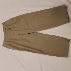 VTG Ralph Lauren High Rise Pleated Tan Chino Pants Size:8